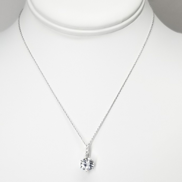 NEW Micro Pave CZ Diamond Necklace - Picture 10 of 10